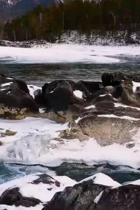 Замерзающая Катунь