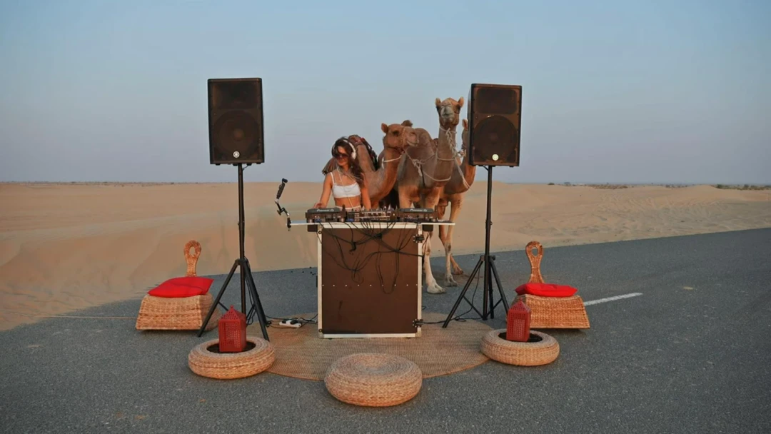 Передача Amelisa. DJ set in desert with camels Mix