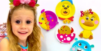 3 серия. Настя и папа играют без игрушек.