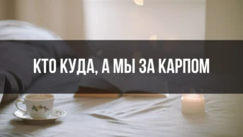 Кто куда, а мы за карпом