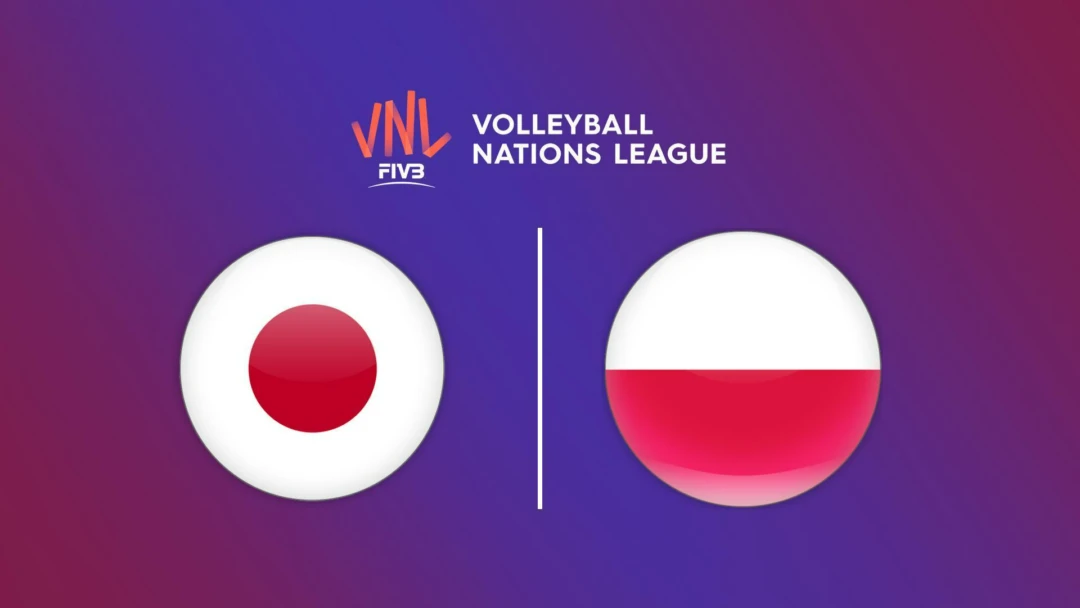 Передача Волейбол. Ұлттар лигасы 2025 FIVB, Жапония - Польша, ерлер