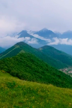 Тучи в горах