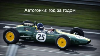 Автогонки: год за годом