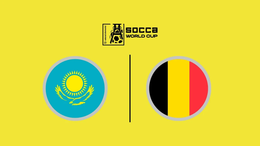 Передача Футбол 6х6. Socca World Cup. Казахстан – Бельгия