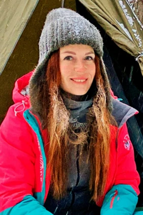 Одна зимой в палатке - Дорожный бродяга