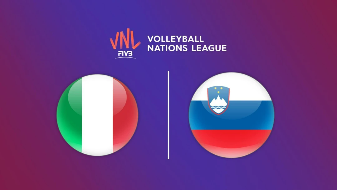 Передача Волейбол. Ұлттар лигасы 2025 FIVB, Италия - Словения, ерлер