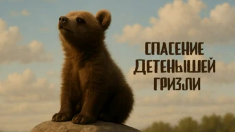 Спасение детёнышей гризли