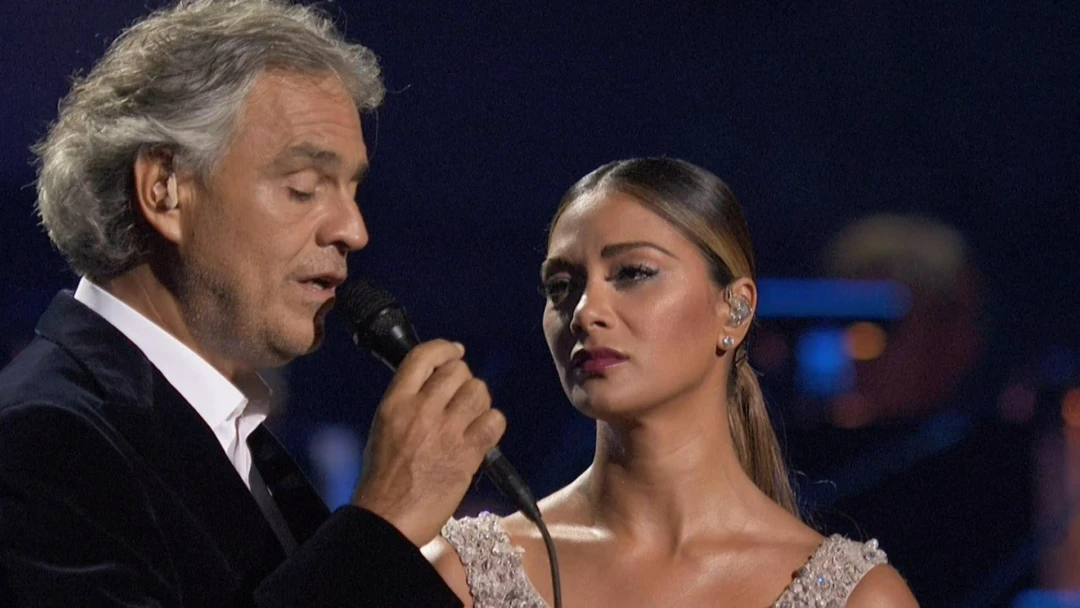 Передача Andrea Bocelli, Nicole Scherzinger. No Llores Por Mi Argentina