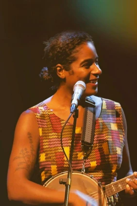 Leyla McCalla. The Capitalist Blues album. Saint Quentin en Yvelines. France