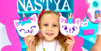 43 серия. Настя и ее новая DIY комната в стиле Like Nastya